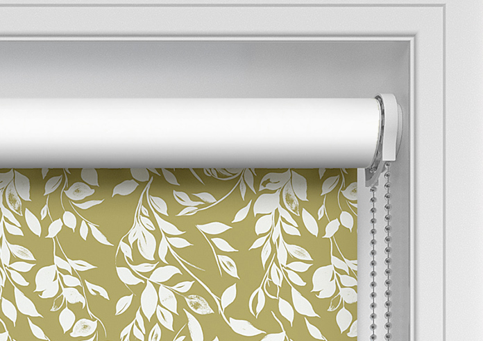 Hanging Greenery, Chartreuse - Twist&Fit Roller Blind - Image 11